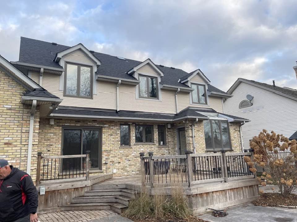 Home exterior before Black Onyx Construction renovation