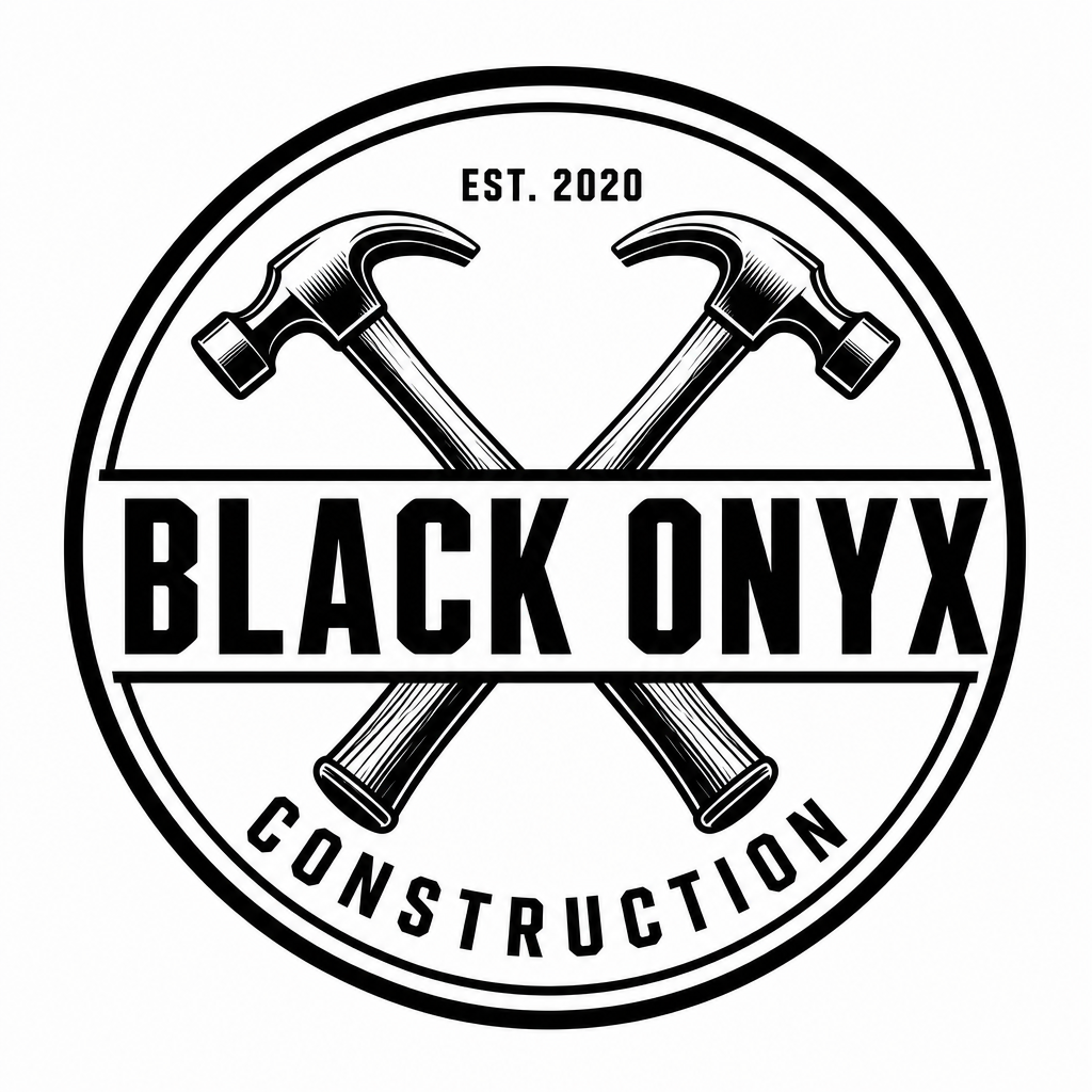 Black Onyx Construction Inc badge logo